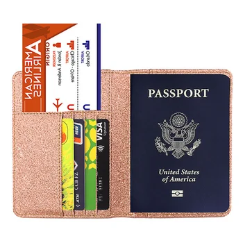 RFID Antimagnetic Pașaport Maneca Anti-Furt de Scanare Pașaport Clip Multi-Funcțional Pașaport Pachet Bilet de avion Geanta de Voiaj