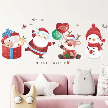 De craciun Perdea Titularul Crăciun Fericit Decoratiuni pentru Casa Ornamente de Anul Nou 2022 Moș Crăciun Xmas Cortina Noel Decor Acasă