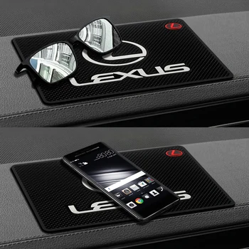 1 buc Masina LOGO-ul Anti-Alunecare Mat tabloul de Bord Moale de Silicon Telefonul Mobil suport Suport GPS rezistent la apa Pentru Lexus CT200h IS300H ES250 ES300h