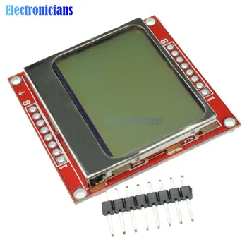 84x48 84*48 5100 Ecran LCD de Modul Display LCD Monitor Alb Iluminare Adaptor de 3.3 V Dot Matrix Digital Pentru Controller Arduino