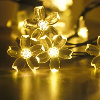 Decor Pentru Dormitor, Living Decor Cires Floare de Iluminat Interior Zână Feston Lumină Led-uri 10/20M UE Plug