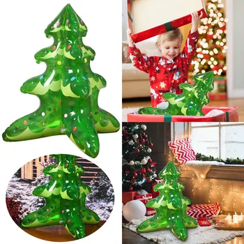 Gonflabila mic Pom de Crăciun de Jucărie Family Club-Bar Party Ornament PVC Mini Pom de Crăciun Jucării Gonflabile Cada de baie Copil