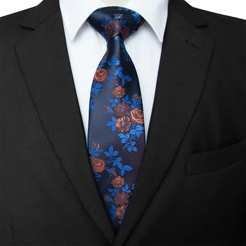 JEMYGINS Noi Modele Clasice Oameni de Mătase Cravata Florale de Trandafir 8cm Rosu Jacquard Cravata Gravata Cravate pentru Bărbați Uzura Formale de Afaceri de Nunta