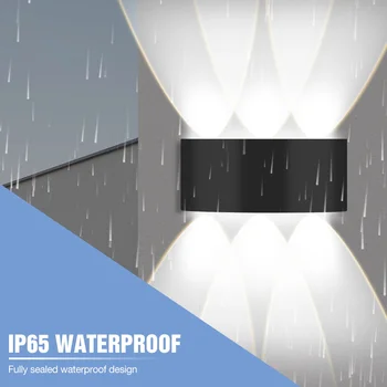 LED-uri de Perete Interior Lumina IP65 rezistent la apă în aer liber Lampa de Perete Camera de zi Scări de Iluminat Pentru Decor Acasă Dulapuri Dormitor Lampa de Noapte