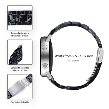 Essidi Noi Rășină Benzi Pentru Samsung Galaxy Watch 4 40mm 44mm Curea de mână Brățară Pentru Galaxy Watch4 Clasic 42mm 46mm Înlocuire