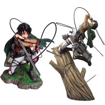 ARTFX Atac pe Titan Eren Ackerman Rivaille Figura de Acțiune Anime japonez PVC adult Figurine jucarii de colectie model Cadouri