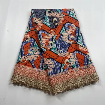 De înaltă calitate din africa de ceară imprimeuri de dantela tesatura de bumbac nou broderie ceara brode africane dantela tesatura brocart pentru rochie material 1028