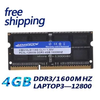 KEMBONA Notebook / Laptop Module Ram Memoria SODIMM Pentru DDR3L 1600 MHz 4 GB / PC3L-12800S DDR3 Non ECC 204pin 1.35 V
