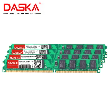 DASKA DDR2 2GB pc2 6400 800Mhz Pentru Desktop PC, pc2-6400 667 MHZ (Intel, Amd) de Înaltă Compatibil