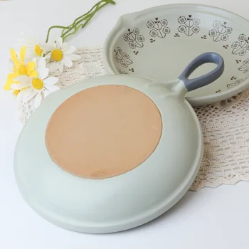 Japoneze Simplă Placă de mic Dejun Friptură Placă Ceramică Caserola Poate Deschide Foc cu Gaz Omletă Tigaie cu Mâner de lut oală de gătit hotpot