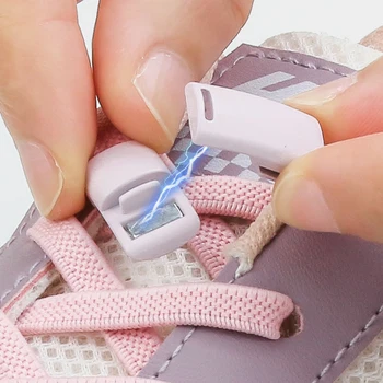 Sistem De Blocare Magnetic Șireturi Fără Legături Adidasi Pentru Sireturi Elastice Nu Lega Șireturile De La Pantofi Copii Adulți Rapid Plat Pantof Dantelă Benzi De Cauciuc