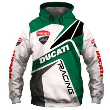 Noua Moda de Toamnă Bărbați Hoodie Ducati Logo-ul de Imprimare 3D Casual Hanorac Unisex Casual Harajuku Hip-Hop Hoodie Pulover N001