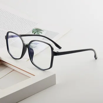 De înaltă calitate Unisex mari ochelari cadru pătrat Simplu ochelari Spectacol Optic cu lumina albastra Anti-ochelari de Calculator femei bărbați