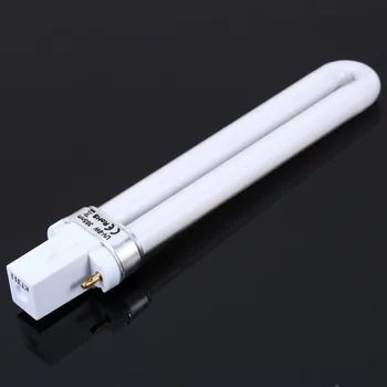 9W UV LED Bec Lampa Unghii Gel de Uscare Uscător de Tub de Lumină Manichiura Instrument de Înlocuire Forma de U Lampa UV Unghii Gel Instrument de Arta