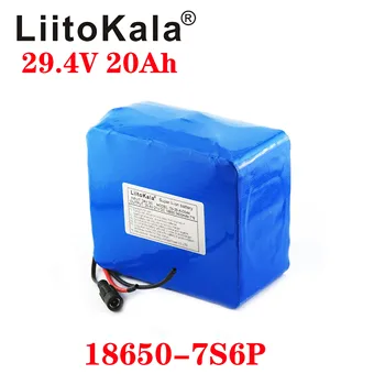 LiitoKala 29.4 v, 10ah 20ah 30ah 40ah 24V 250W 350W 500W 750W Ebike baterie biciclete electrice baterie 24V 20ah baterie cu litiu