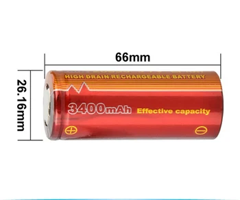 Acumulator Trustfire IMR 26650 3400mAh 30A 3.7 V Mare Scurgere Baterie Reîncărcabilă Litiu Baterii Pentru Tigari Electronice
