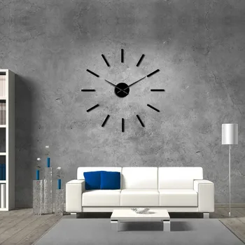 DIY Ceas deșteptător Cameră de zi Cuarț Acrilice Efect de Oglindă Acasă Decorare Ceasuri de Perete Moderne Bastoane Încă Stil de Viață de Moda Noua