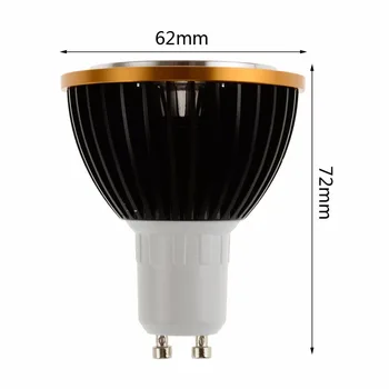 Cele mai noi 15WCOB estompat PAR20 LED Spot Bec Lampa E27 GU10 Alb Cald/Alb Rece/Alb Pur Led lumina Reflectoarelor de iluminat corp de Iluminat