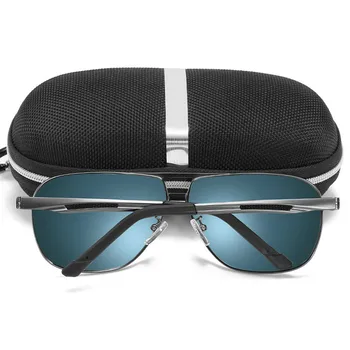 AORON Pilot ochelari de Soare Pentru Barbati Polarizati Epocă Ochelari de Soare Anti-Reflexie Cadru de Aluminiu UV400 lentes de sol mujer