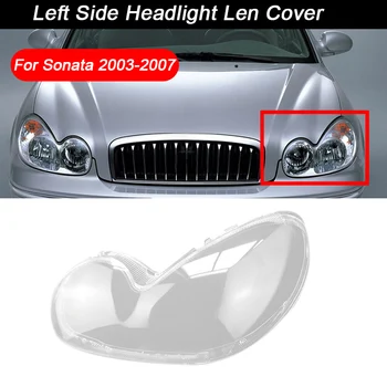 Pentru Hyundai Sonata 2003-2007 Partea Auto Faruri Clear Lens Cap de Acoperire de Lumină Lampă cu Abajur Shell