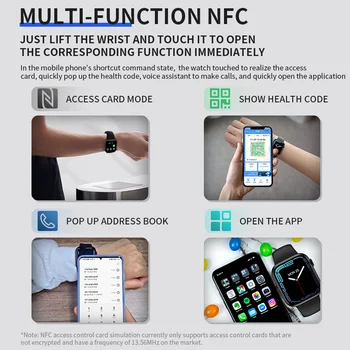 2022 HW37 Plus Ceas Inteligent NFC Bărbați Femei IWO 44mm Smartwatch Seria 7 Bluetooth Apel DIY Fata Fitness Tracker Ceas PK X8 Max