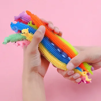 5Pcs/lot Mini Tăiței Întinde Șir TPR Rope jucării Antistres parte frământa jucării pachet Unicorn Strivi Senzoriale Autism Aerisire pentru copil