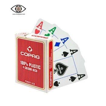 Copag de coduri de Bare de Cărți de Joc Marcate pentru Anti Cheat Poker Cititor de Plastic 4 Culoare Punte Trucuri Magice Tabla de Joc