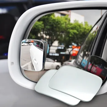 Fara Rama Masina Blind Spot Mirror Larg Unghi De 360 De Grade, Reglabil Universal Auto De Siguranță De Conducere Auxiliar Oglinda Retrovizoare