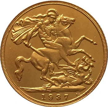 1937 Marea Britanie Suveran - George VI monede copie