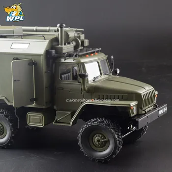 WPL B36 1:16 RC Masina 2.4 G 6WD Camion Militar cu Șenile Comanda Vehicul de Comunicare RTR Jucărie Carrinho de controle