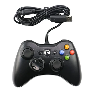 USB Cablu de Vibrații Gamepad Joystick Pentru PC Controller Pentru Windows 7 / 8 / 10 Nu pentru Xbox 360 Joypad