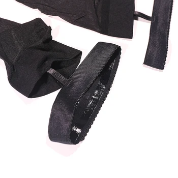 19 Stiluri Negru Dantelă De Top Din Silicon De Ședere De Până Coapsa Inalta Ciorapi Femei Sexy Ultra Subțire De Mătase Transparentă Medias Petrecere Ciorapi