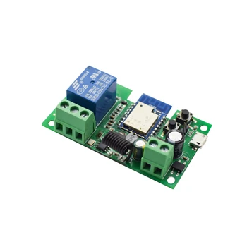 WIFI inteligent Comutator RF Receptor Usa de Garaj Modul Releu pentru Tuya Lumini 433MHZ Control de la Distanță Deschizător de Uși de Garaj Timer Alexa