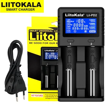 Liitokala Lii-PD2 Lii-PD4 LCD de 3.7 V/1.2 V/3.2 V/3.8 V NiMH 18650 18350 18500 21700 20700 26650 Reîncărcare Baterie de Litiu, Încărcător