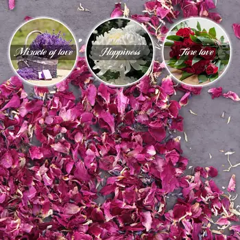 1/10/100 buc Naturale Confetti Nunta de Flori Uscate de Upgrade Petale de Trandafir cabină de Duș de Mireasă Petrecerea de Ziua DIY Cadou de Ziua Îndrăgostiților