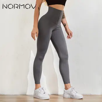 NORMOV Înaltă Talie Pantaloni de Yoga Colanti Pentru Fitness Elastic Sport Jambiere Pantaloni Sport Push-Up pentru Femei Sală de Fitness, Jambiere