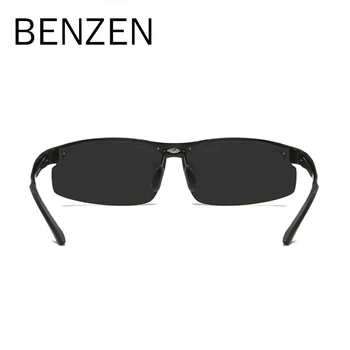 BENZEN Polarizat ochelari de Soare Barbati Al Mg Ochelari de Soare Pentru bărbați UV 400 de Conducere Ochelari Sport Ochelari de Oculos Negru 9323B