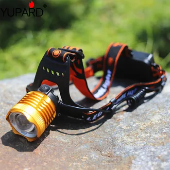 YUPARD Zoomable Reîncărcabilă 18650 baterie far Far Lanterna XM-L2 T6 LED-uri 3modes Lampa pentru Sport în aer liber