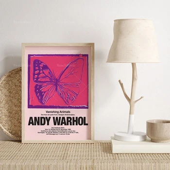 Andy Warhol fluture, Andy Warhol poster, Andy Warhol arta print, tipărit Warhol,