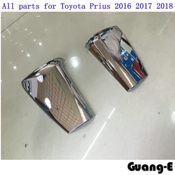 Caroserie ABS Cromat Usa Spate Licență Hayon Bara Placă Cadru Trim Lampă Portbagaj Turnare Pentru Toyota Prius 2016 2017 2018 2019