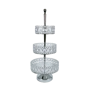 1-3Pcs/lot cristal de argint suport tort înalt ceașcă tort de nunta de decorare Tort Tava Nunta Desktop Decor de Nunta Petrecere Acasă