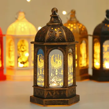 Eid Mubarak Musulman Festivalul de Decor Provizii de Lumină LED Vânt Felinar Agățat Ornament Ramadan Kareem Decor pentru Acasă Eid Cadouri