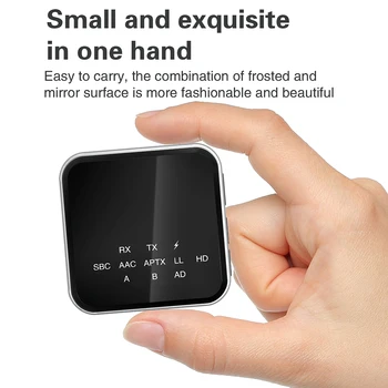 2 in 1 compatibil Bluetooth 5.2 Dongle Adaptor Handsfree Transmițător Receptor Audio 3.5 mm Jack Rca Muzică Wireless Adaptor pentru TV