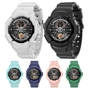Curea de Caz Pentru Samsung Galaxy Watch 5 pro 45mm Sport Band Pentru Galaxy Watch 5 44mm 40mm Bărbați Brățară Correa de Protecție Watchband