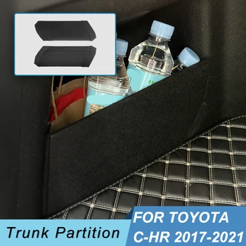 Pentru Toyota C-HR 2017-2021 Accesorii Auto Flanel Auto Portbagaj de Depozitare din Partea Organizatorului de Bord Partiții Placa Coada Scut Cutie