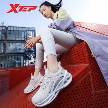 Xtep Femei pantofi adidași pantofi casual pantofi la modă portabil reale pantofi 879418110005