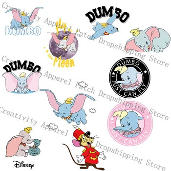 Disney Dumbo Fier pentru transfer termic pentru Patch-uri de Îmbrăcăminte Jachete DIY T-shirt Transfer de Căldură Decor Autocolante pe Copii Drăguț Haine