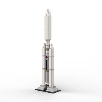 MOC Spațiu Universul 1:110 Titan IV-B Rachete Blocuri Kit nave Spațiale Vehilce Bază Caramida Jucărie Pentru Copii Ziua de nastere Cadou de Crăciun