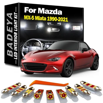 BADEYA Canbus LED-uri Auto de Interior Dome Hartă Kit de Lumina Pentru Mazda MX5 MX-5 Miata 1990-2016 2017 2018 2019 2020 2021 Nici o Eroare
