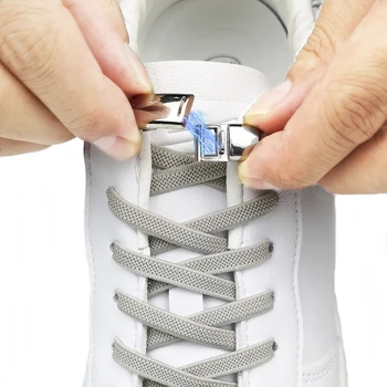 Noi Magnetic Șireturile Dedicat pentru Toate Pantofi Elastice Nu Lega șireturile de la Pantofi Plat de Blocare Șiret Copii Adulți Adidași Leneș Dantele